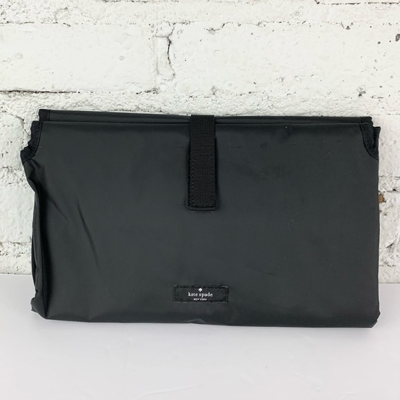 Kate Spade Black Nylon Folding Diaper Mat - Picture 1 of 5